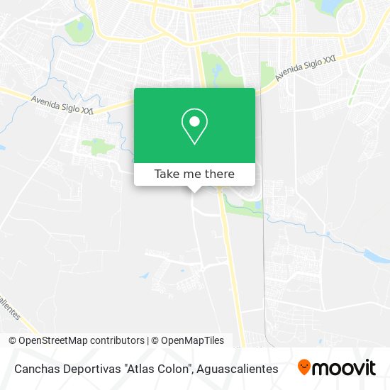 Mapa de Canchas Deportivas "Atlas Colon"