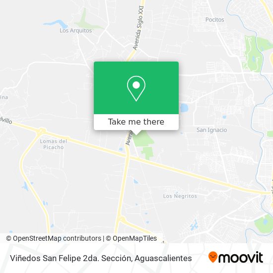 Viñedos San Felipe 2da. Sección map