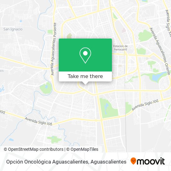 Opción Oncológica Aguascalientes map