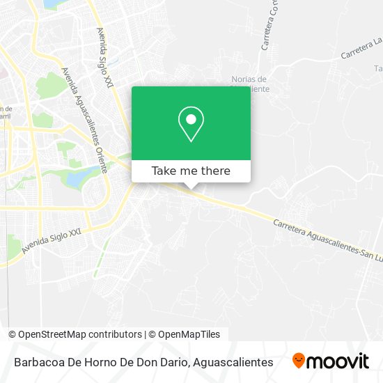 Mapa de Barbacoa De Horno De Don Dario