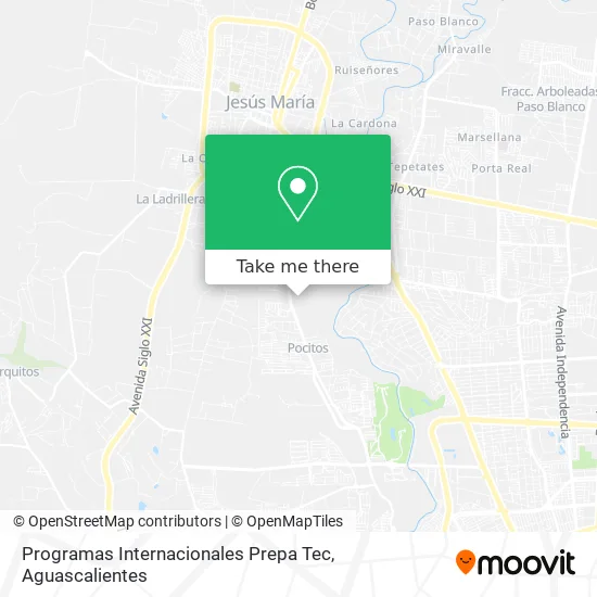 Programas Internacionales Prepa Tec map