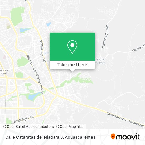 Mapa de Calle Cataratas del Niágara 3