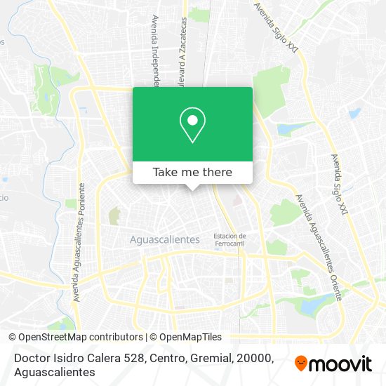 Doctor Isidro Calera 528, Centro, Gremial, 20000 map
