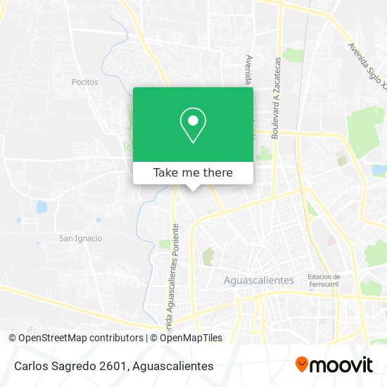 Carlos Sagredo 2601 map