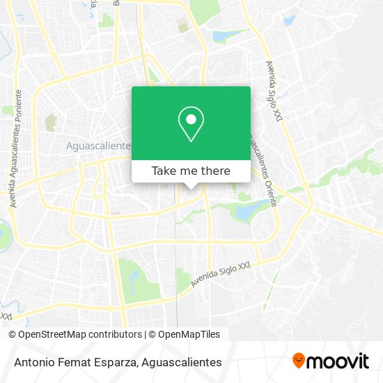 Mapa de Antonio Femat Esparza