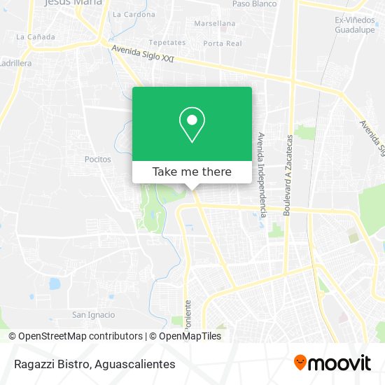 Mapa de Ragazzi Bistro