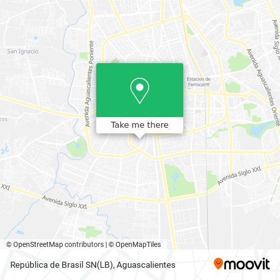 República de Brasil SN(LB) map