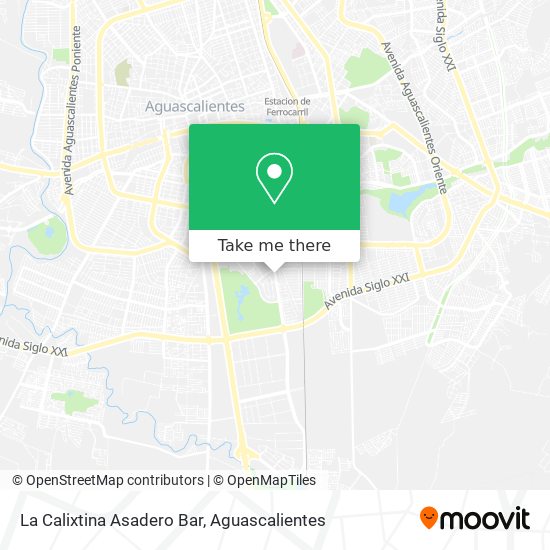 La Calixtina Asadero Bar map