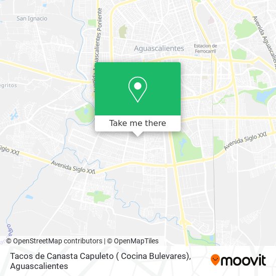Tacos de Canasta Capuleto ( Cocina Bulevares) map