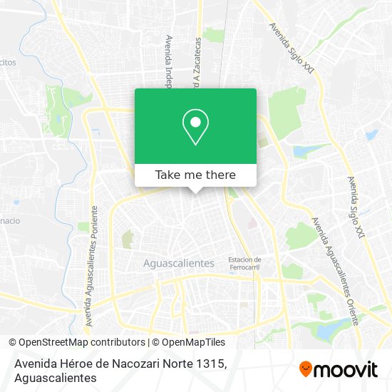Avenida Héroe de Nacozari Norte 1315 map