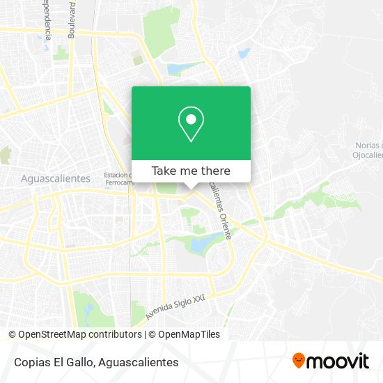 Mapa de Copias El Gallo