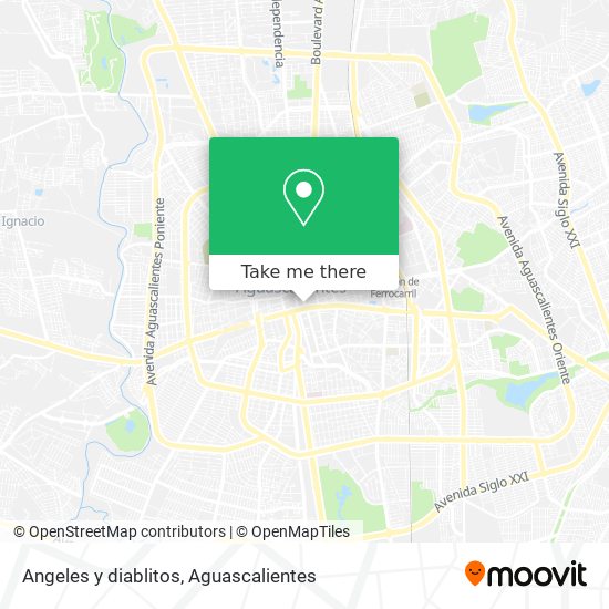 Angeles y diablitos map