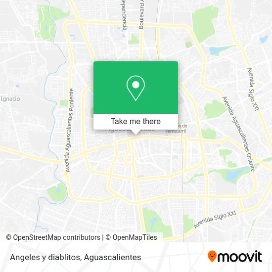 Angeles y diablitos map