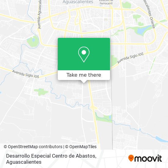 Desarrollo Especial Centro de Abastos map