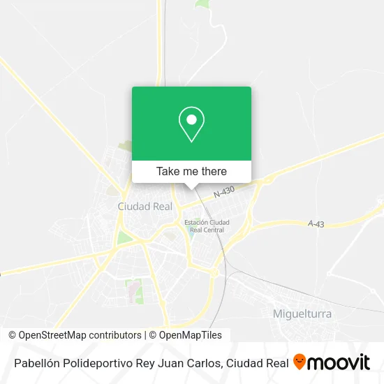 Pabellón Polideportivo Rey Juan Carlos map