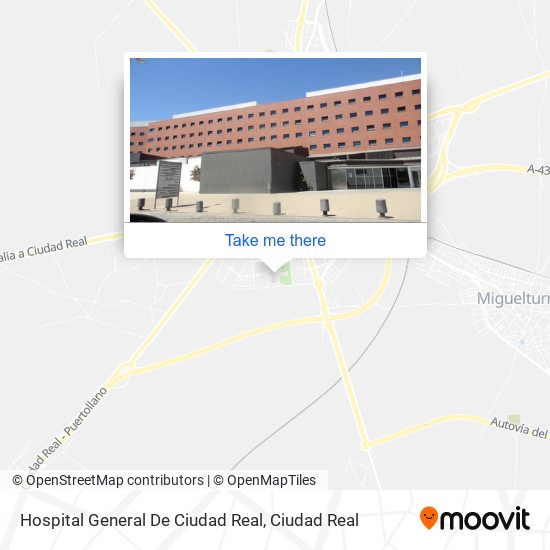Hospital General De Ciudad Real map