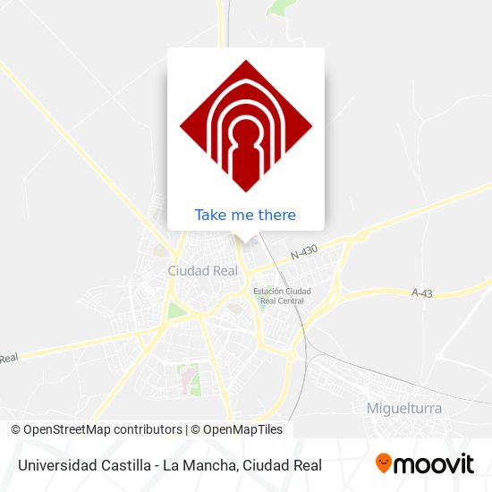Universidad Castilla - La Mancha map