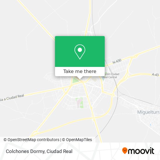 Colchones Dormy map