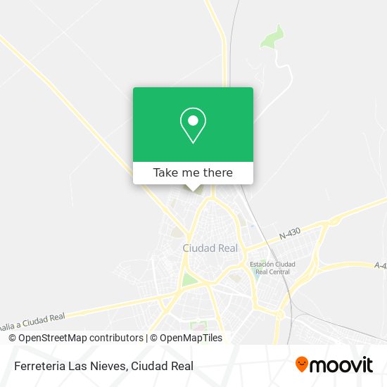 Ferreteria Las Nieves map