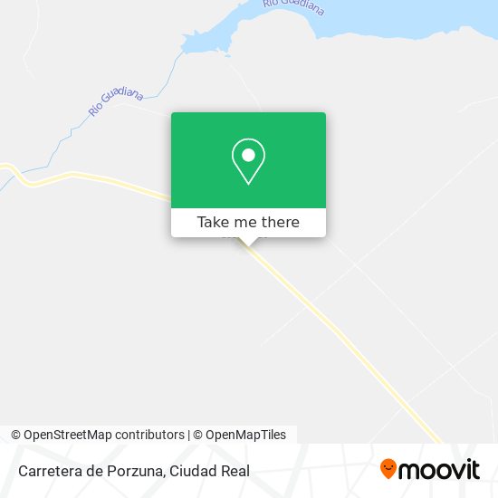 Carretera de Porzuna map