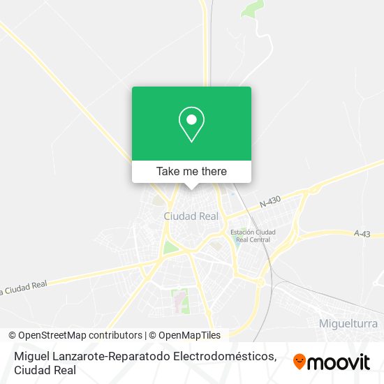 mapa Miguel Lanzarote-Reparatodo Electrodomésticos