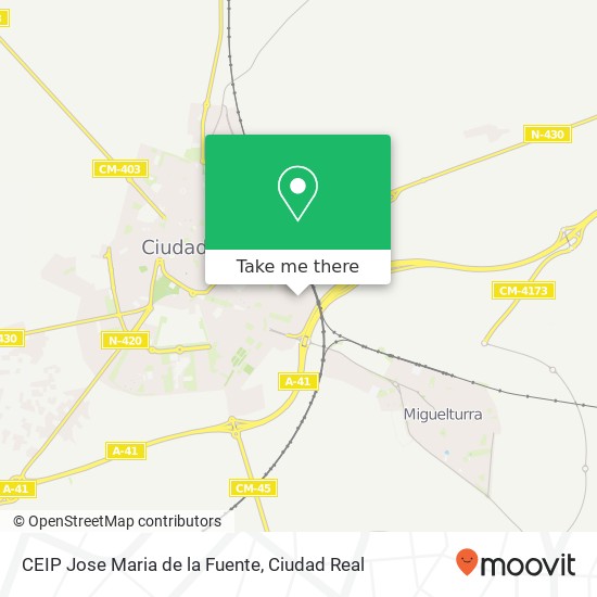CEIP Jose Maria de la Fuente map