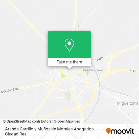 Aranda Carrillo y Muñoz de Morales Abogados map