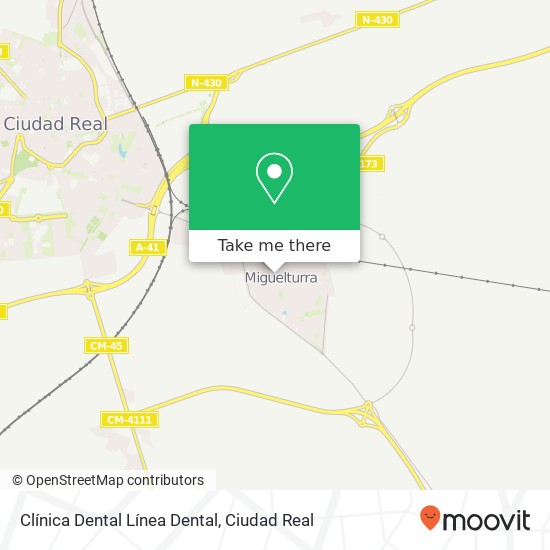 Clínica Dental Línea Dental map