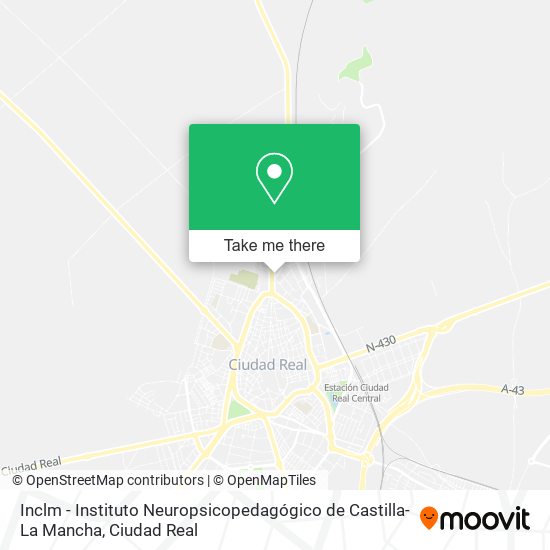 Inclm - Instituto Neuropsicopedagógico de Castilla-La Mancha map