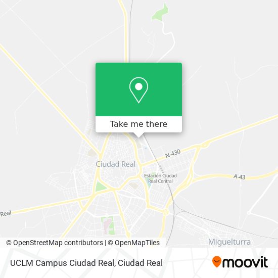 UCLM Campus Ciudad Real map