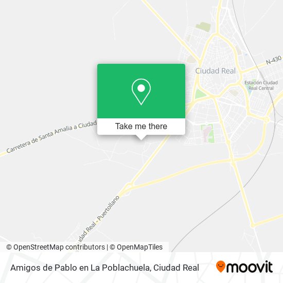 Amigos de Pablo en La Poblachuela map