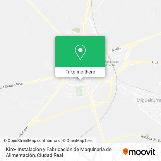 Kiro- Instalación y Fabricación de Maquinaria de Alimentación map