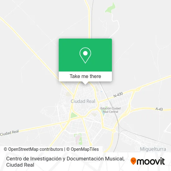 Centro de Investigación y Documentación Musical map