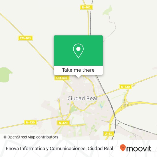 Enova Informática y Comunicaciones map