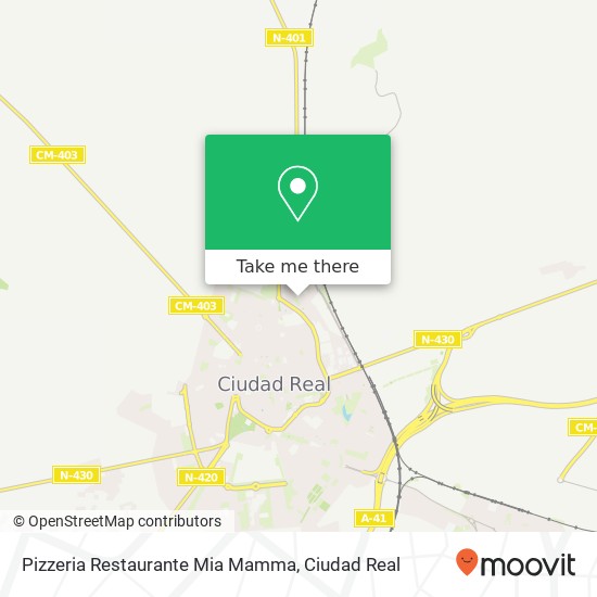 mapa Pizzeria Restaurante Mia Mamma