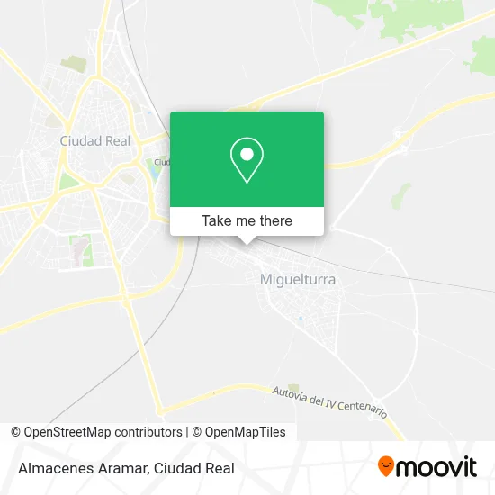 Almacenes Aramar map