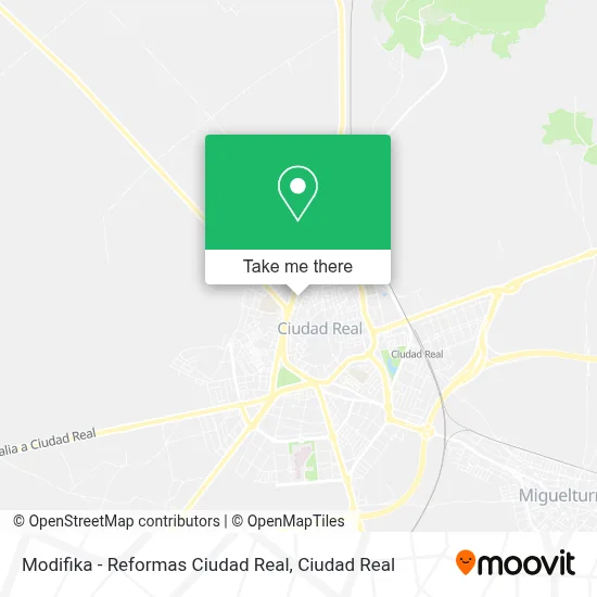 Modifika - Reformas Ciudad Real map