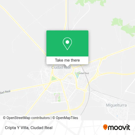 Cripta Y Villa map