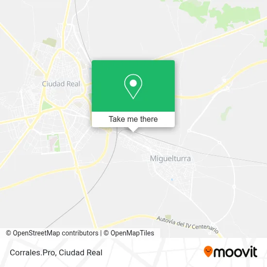 Corrales.Pro map