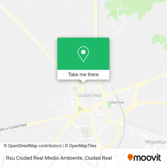 Rsu Ciudad Real Medio Ambiente map