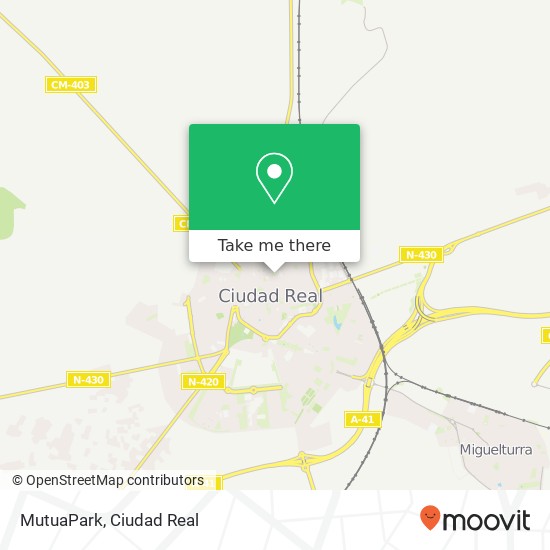 MutuaPark map