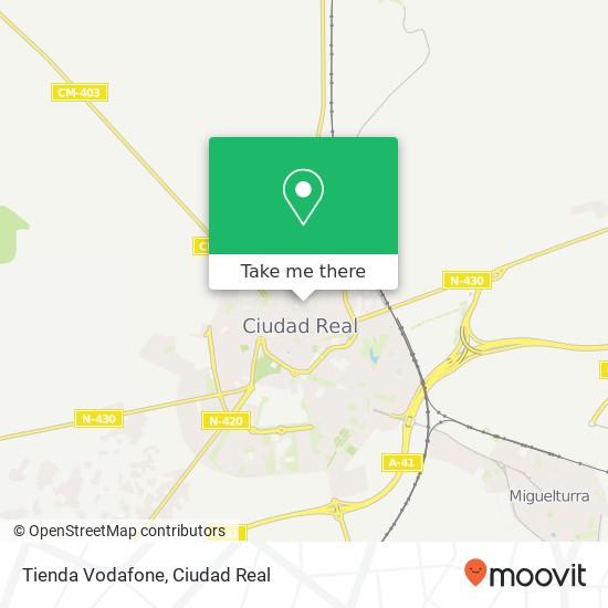 mapa Tienda Vodafone