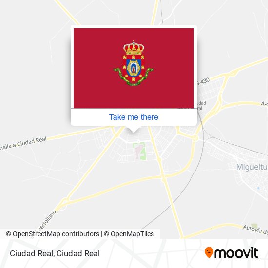 Ciudad Real map