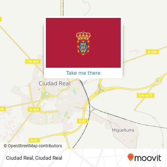 mapa Ciudad Real