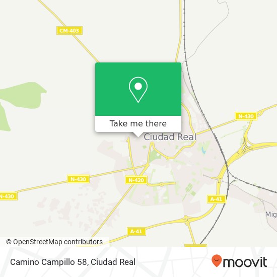 mapa Camino Campillo 58
