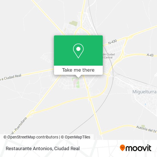 mapa Restaurante Antonios