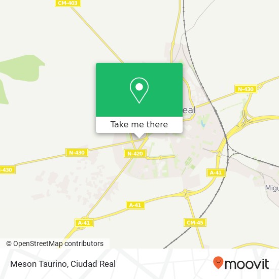 Meson Taurino, Carretera de Piedrabuena, 10 13005 Ciudad Real map