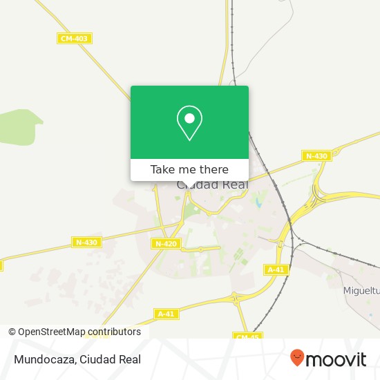 Mundocaza, Ronda de Alarcos, 24 13002 Ciudad Real map