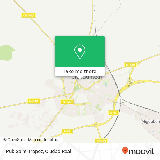 Pub Saint Tropez map