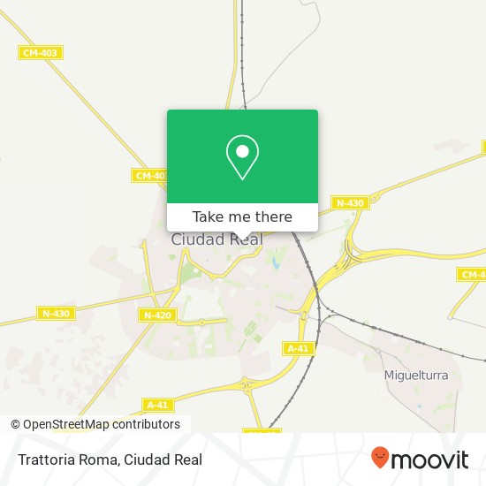 Trattoria Roma, Calle de los Hidalgos, 7 13004 Ciudad Real map